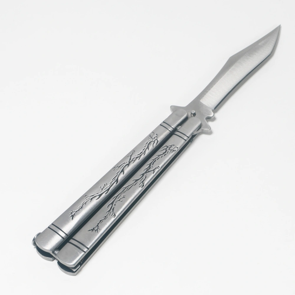 OTC-210-015 Dragon Etched Balisong Knife8