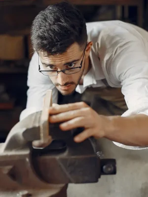 handsome-carpenter-working-with-wood 1